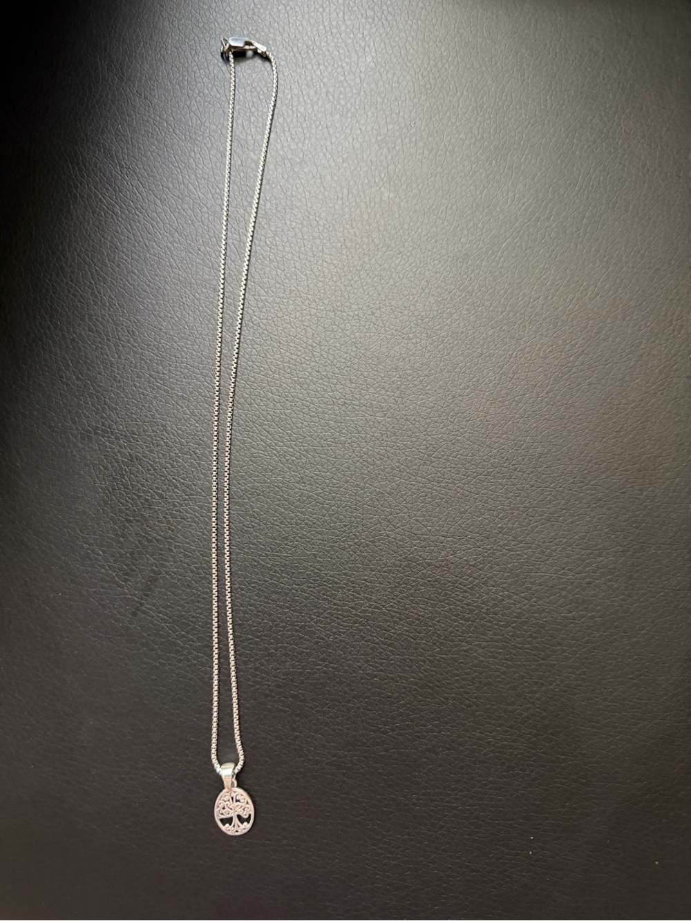 REDUCED PRICE!! Sterling Silver Tree of Life Pendant Necklace - Silver - Picture 2 of 2